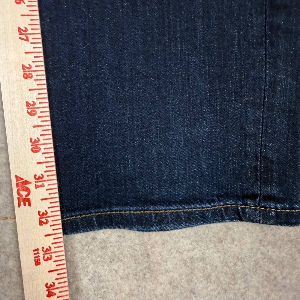 Mavi Jeans 40x32 Straight Leg Dark Wash Blue Denim Stretch Classic Americana - Picture 10 of 12
